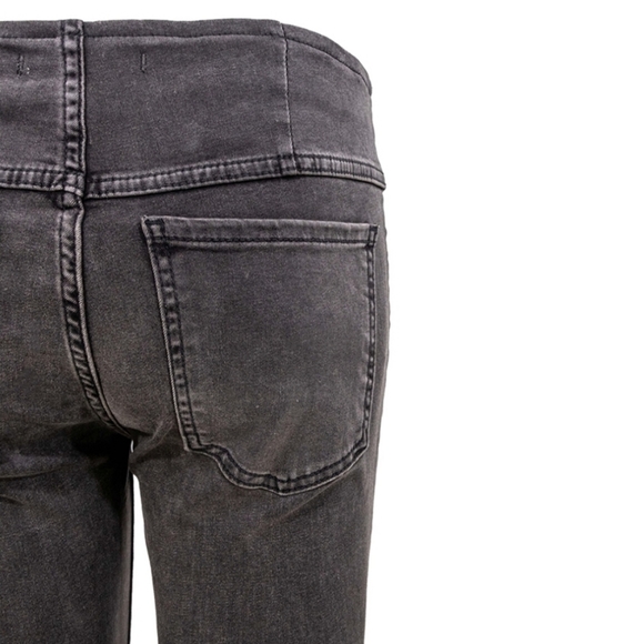 Free People black high-rise "Flare Penny" bell-bottom jeans, size 29. - Picture 7 of 16